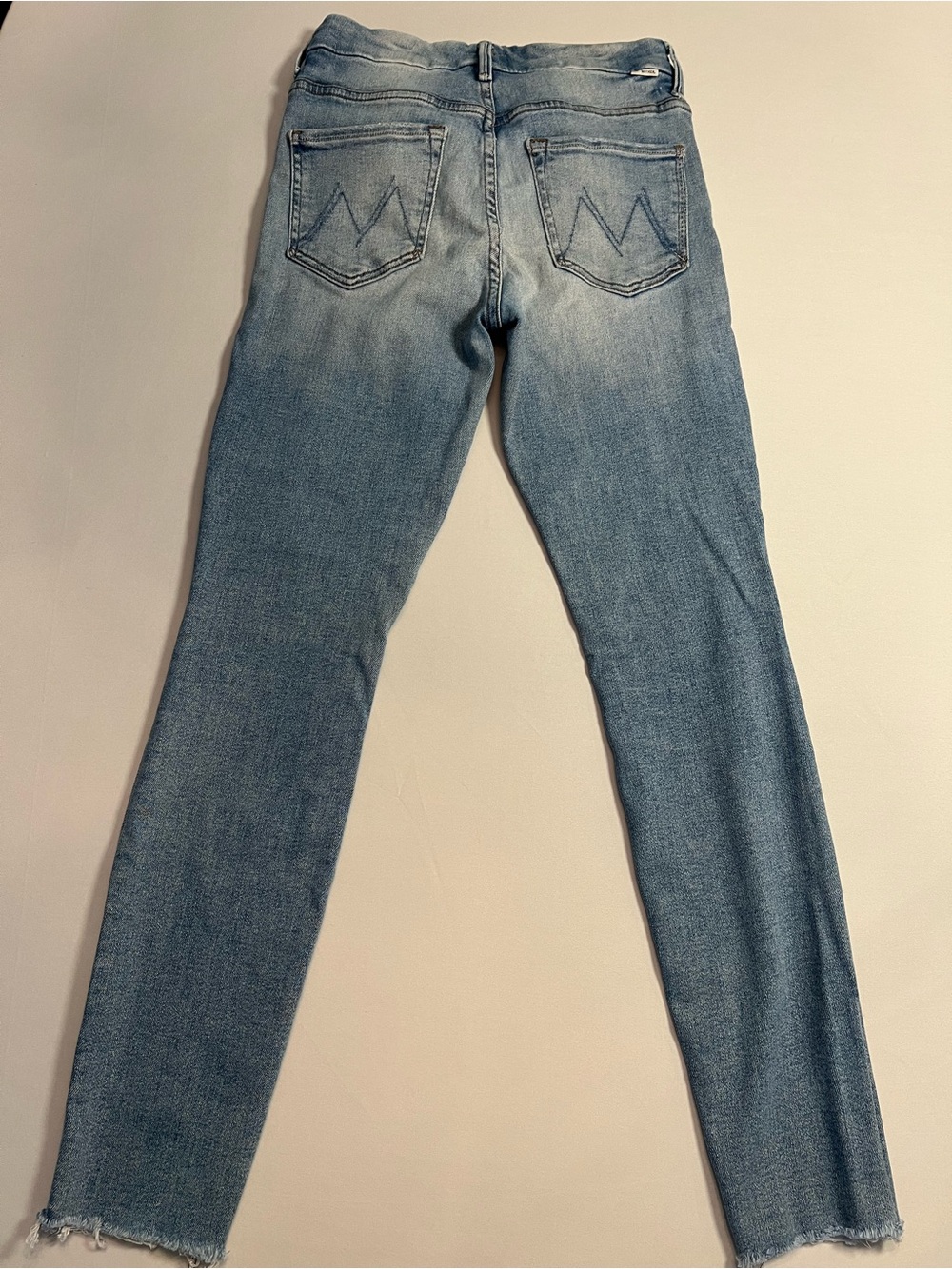 MOTHER High Waisted Looker Ankle Fray Jeans Au Revoir - Picture 4 of 8